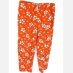 Gap Vintage Y2K Orange Floral Pants